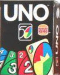 50th Anniversary Edition Uno: Burger King