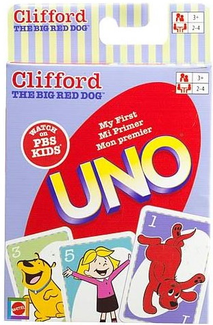 Clifford the Big Red Dog My First Uno