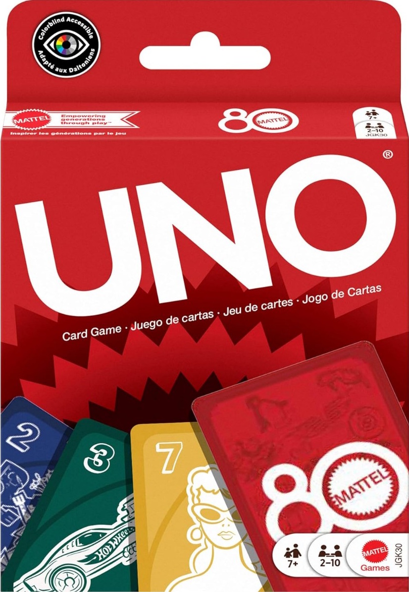 Mattel 80th Anniversary Uno