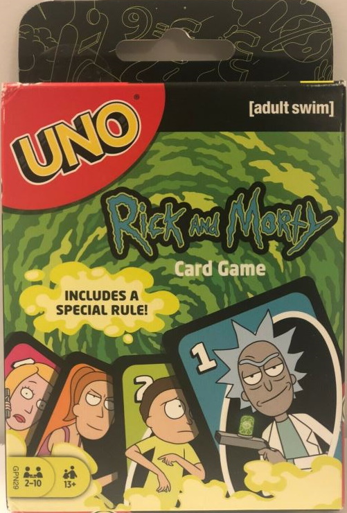 Rick and Morty Uno