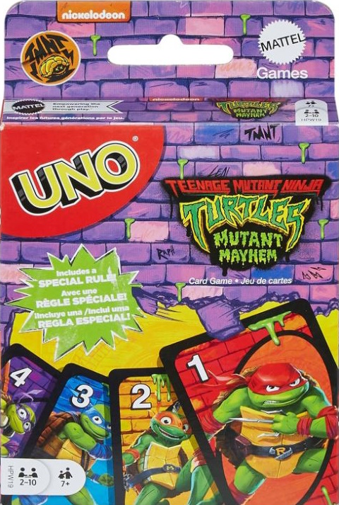 Teenage Mutant Ninja Turtles Mutant Mayhem Uno