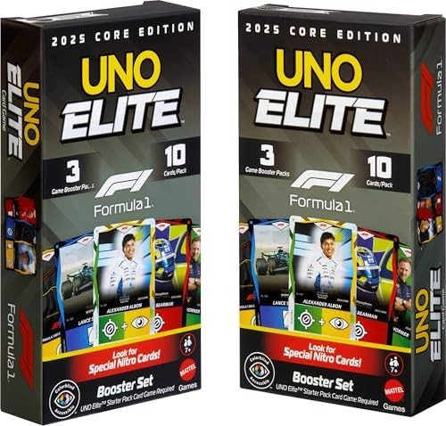 Uno Elite Formula 1 2025 Core Edition Booster Set 2 Pack