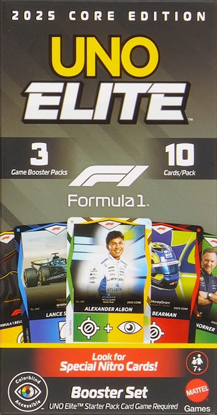 Uno Elite Formula 1 2025 Core Edition Booster Set
