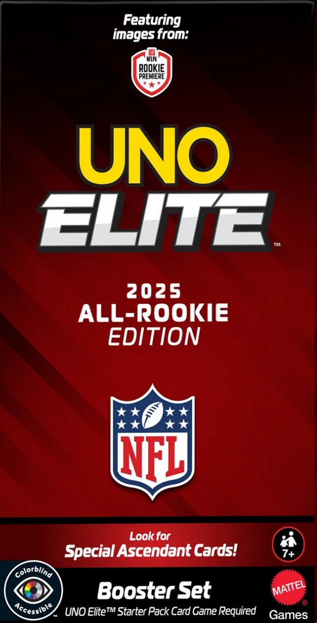 Uno Elite NFL 2025 All-Rookie Edition Booster Set