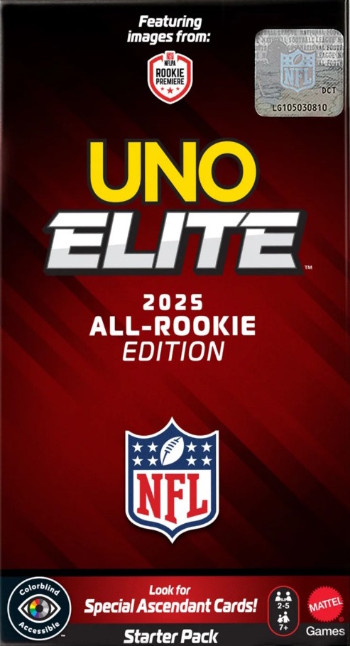 Uno Elite NFL 2025 All-Rookie Edition Starter Pack