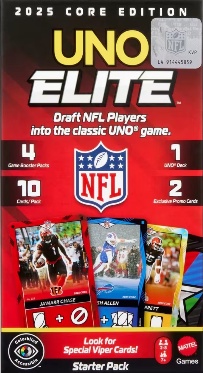 Uno Elite NFL 2025 Core Edition Starter Pack