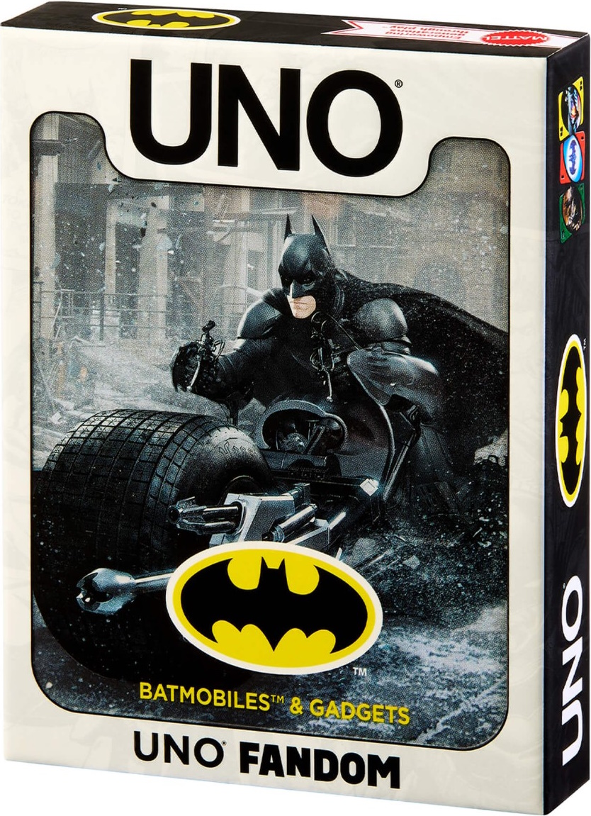Uno Fandom: Batman: Batmobiles & Gadgets Uno