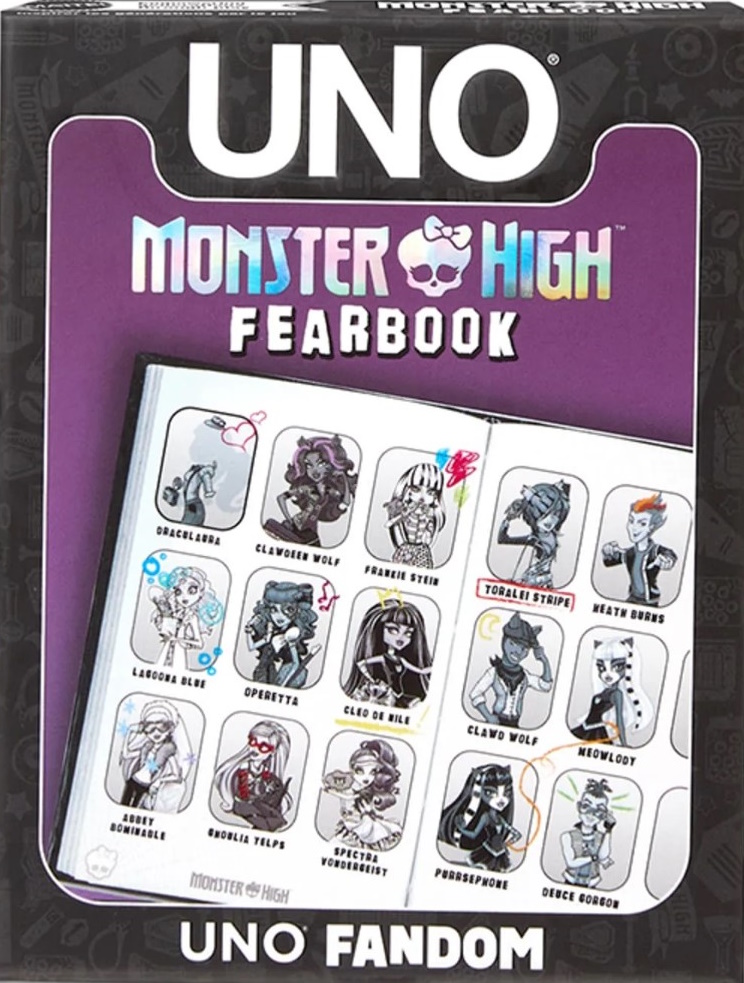 Uno Fandom: Monster High Fearbook Uno