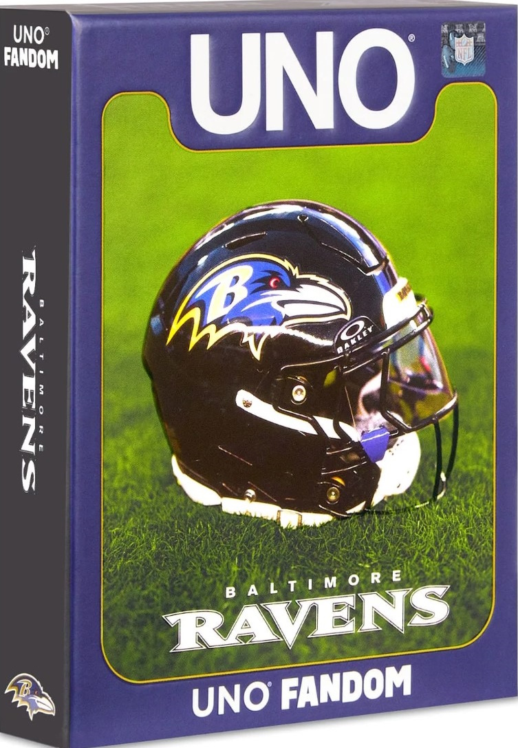 Uno Fandom: NFL Baltimore Ravens Uno
