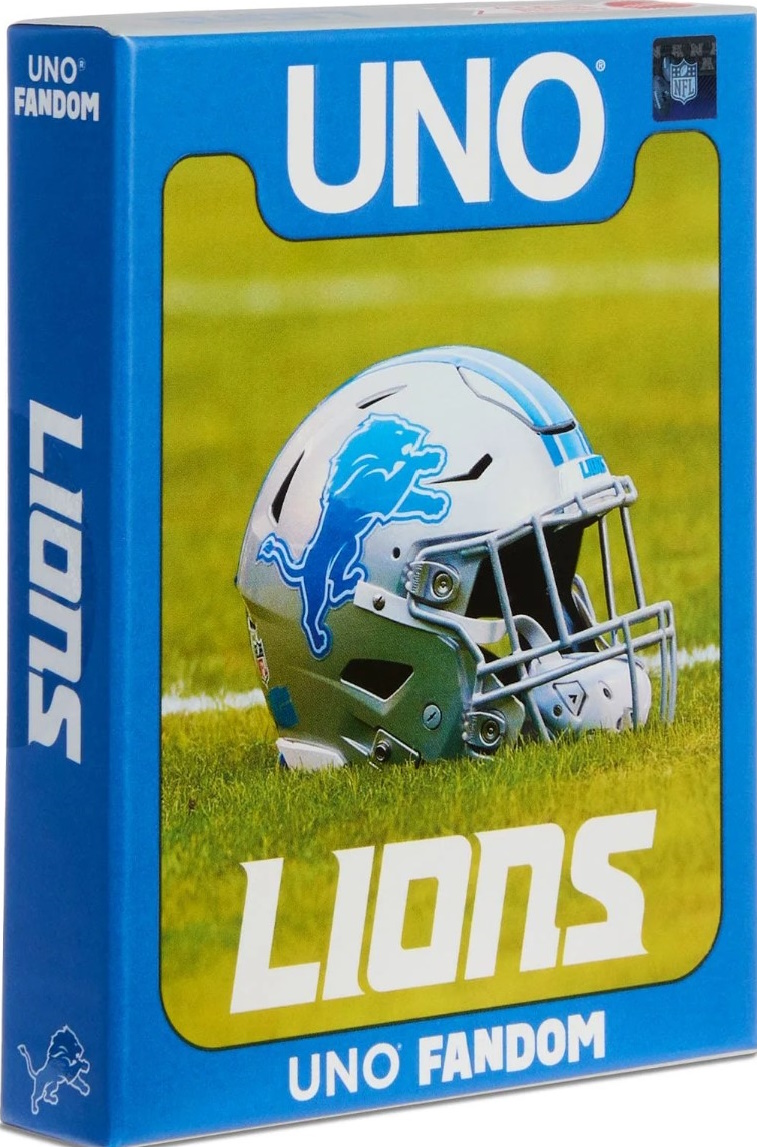 Uno Fandom: NFL Detroit Lions Uno