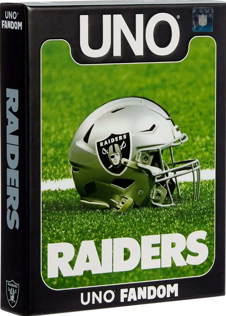 Uno Fandom: NFL Las Vegas Raiders Uno
