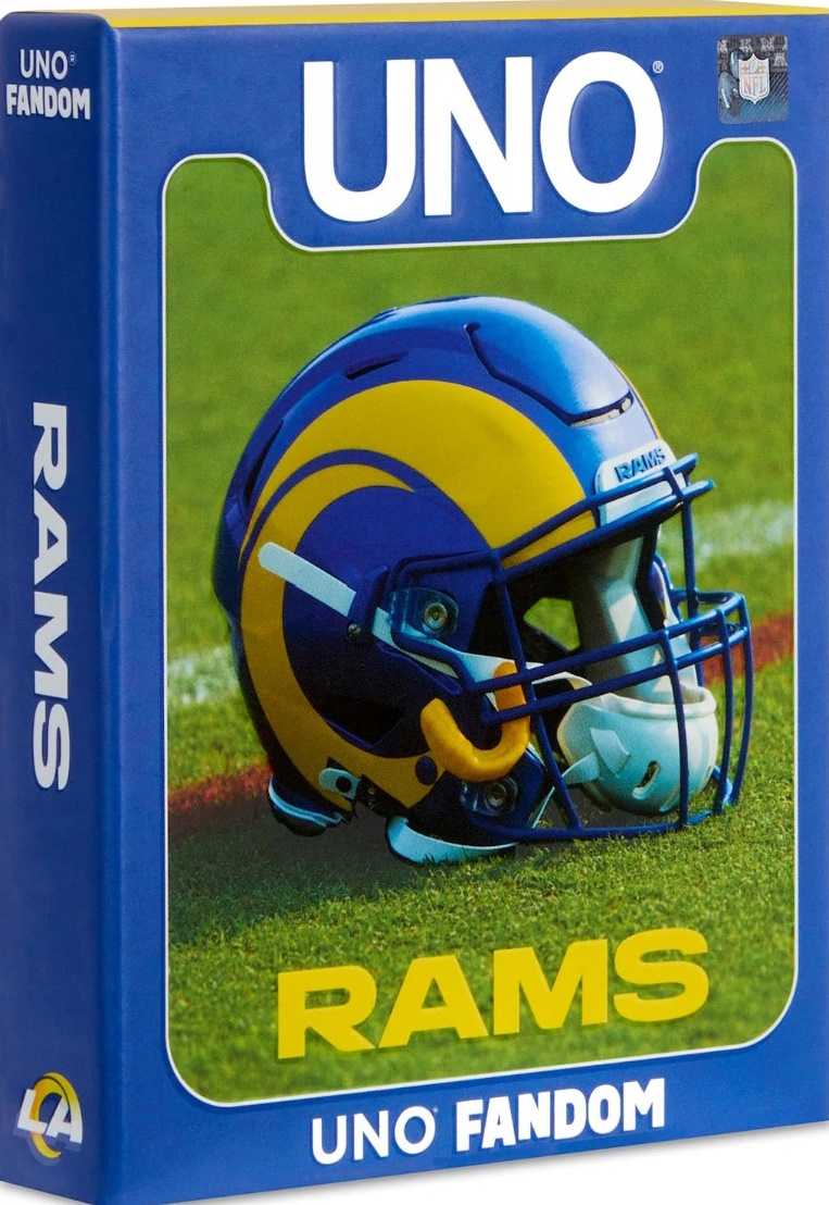 Uno Fandom: NFL Los Angeles Rams Uno