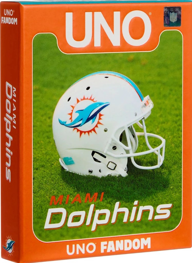 Uno Fandom: NFL Miami Dolphins Uno