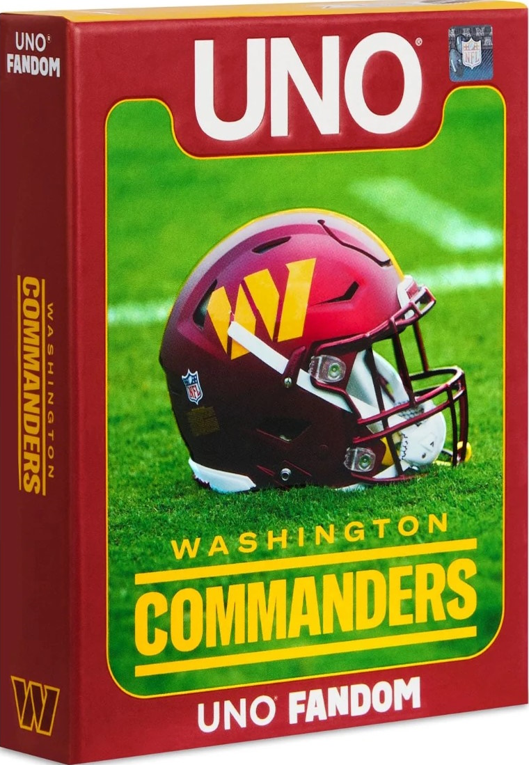 Uno Fandom: NFL Washington Commanders Uno