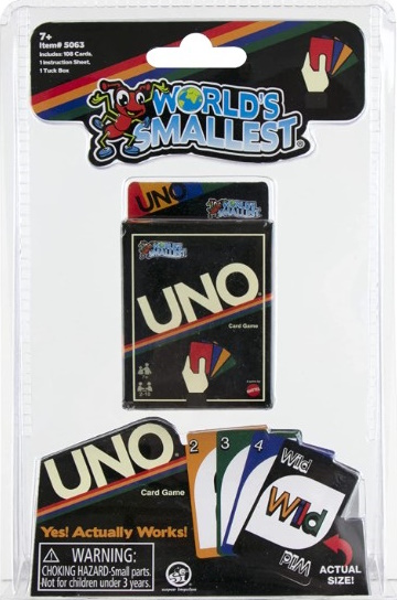 World's Smallest Uno Retro