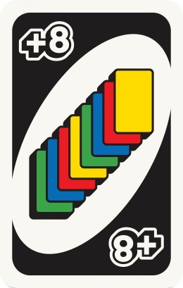 Uno Draw 8 Card