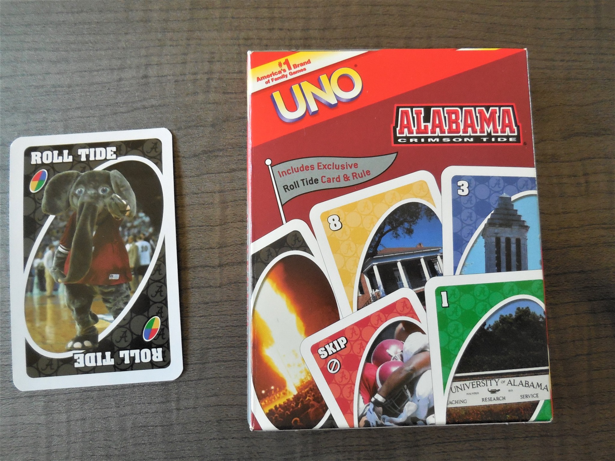 University of Alabama Uno Card Game