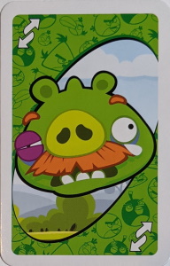 Angry Birds Green Uno Reverse Card