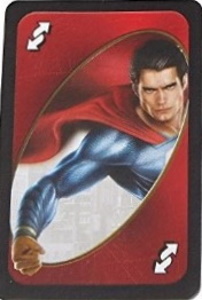 Batman vs Superman Red Uno Reverse Card (Superman)