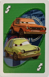 Cars 2 Green Uno Reverse Card