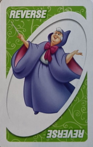 Cinderella Green Uno Reverse Card