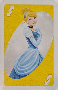 Disney Princess (2012) Yellow Uno Reverse Card