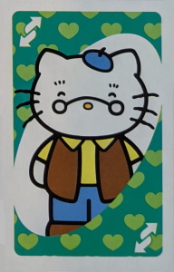 Hello Kitty (2014) Green Uno Reverse Card