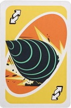 Incredibles 2 Yellow Uno Reverse Card