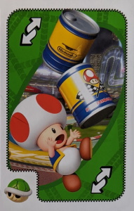 Mario Kart Green Uno Reverse Card
