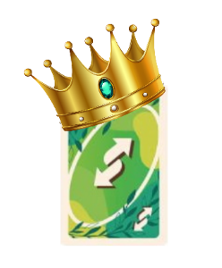 King Uno Reverse Card
