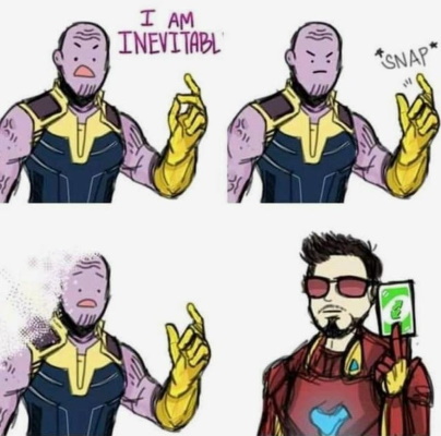 Uno Reverse Card Meme (Thanos)