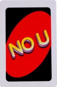 Original No U Uno Card