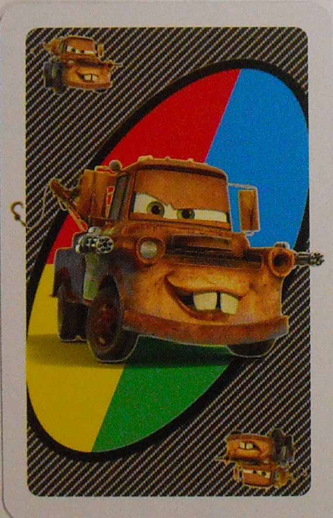 Cars 2 Uno (Special Agent Mater Wild Card)