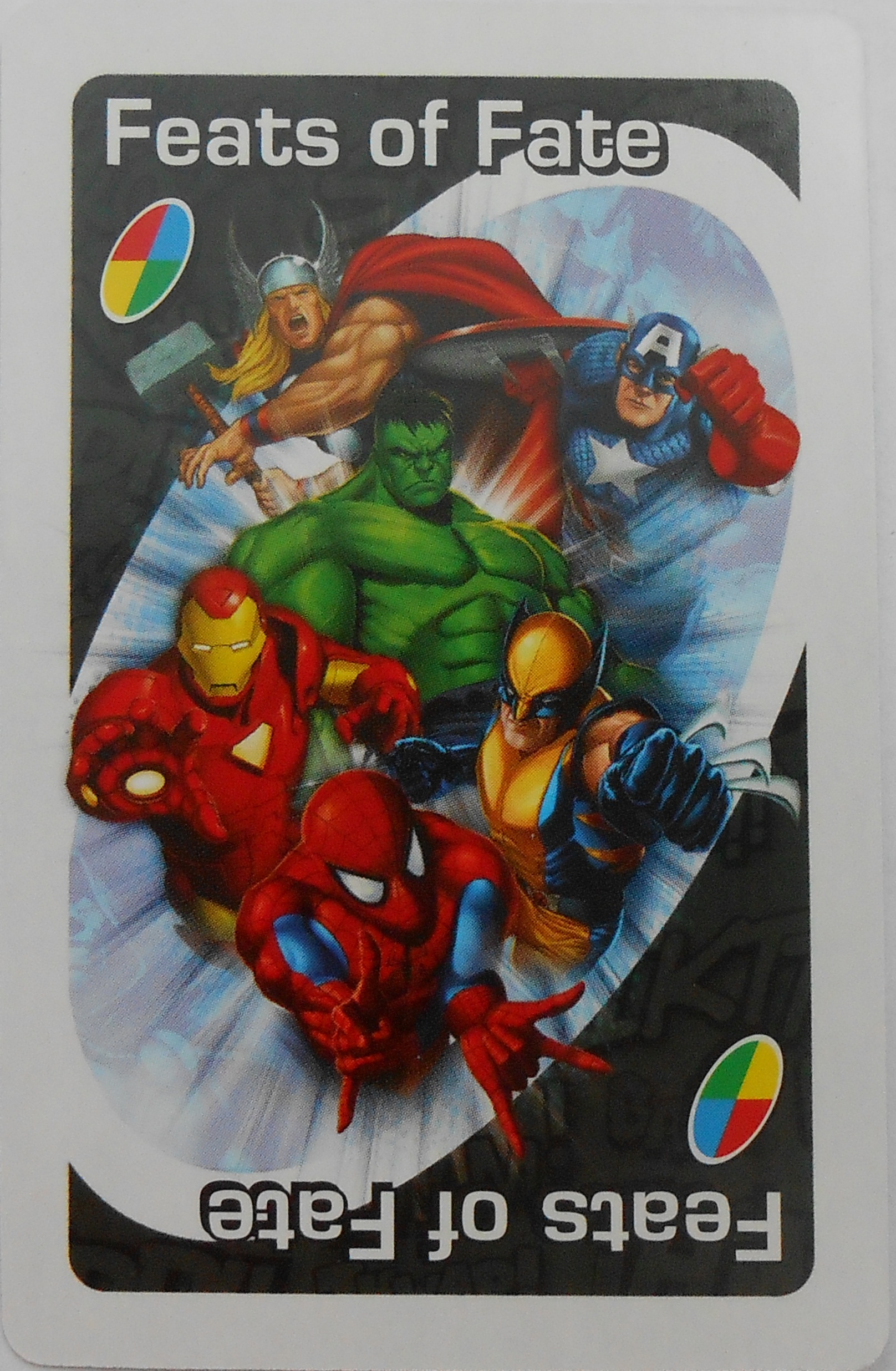 Marvel Heroes Uno (Feats of Fate Wild Card)