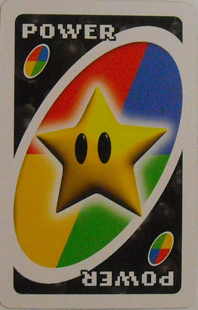 Nintendo Uno (Power Wild Card)