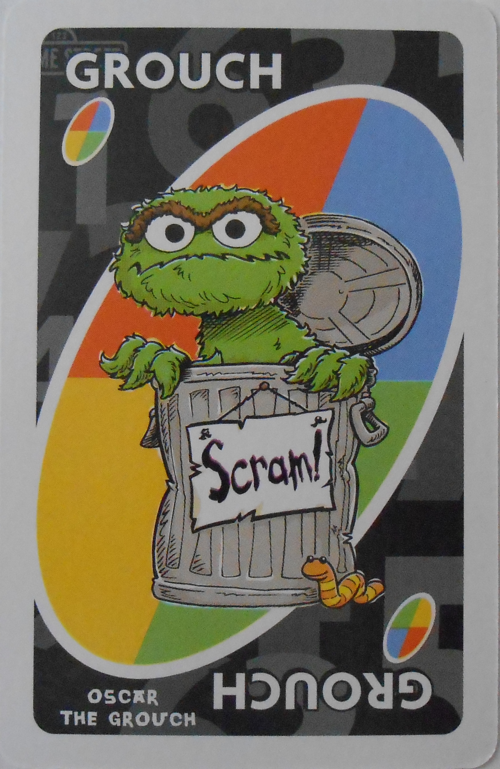 Sesame Street Uno (Grouch Wild Card)