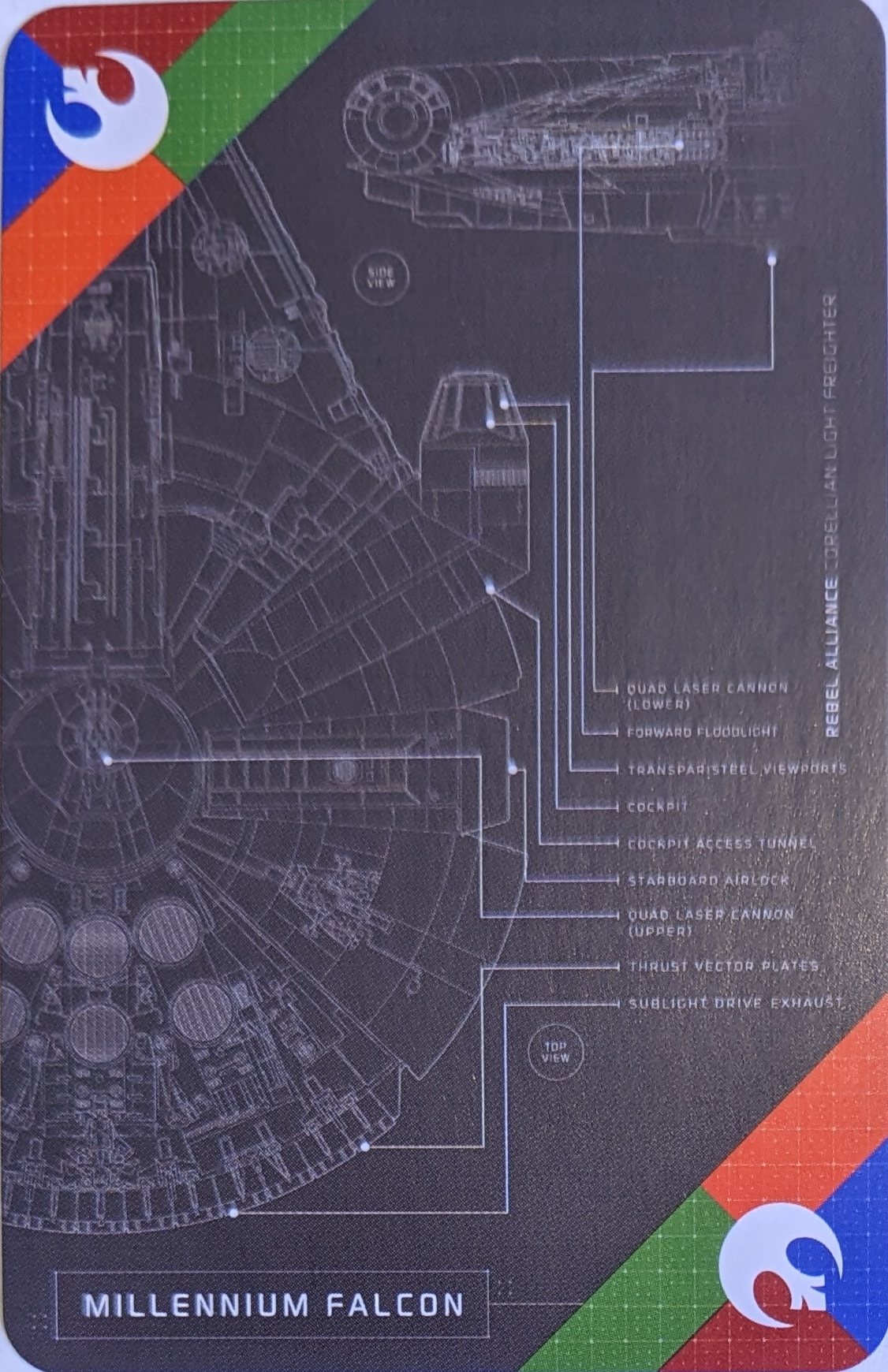 Star Wars Technical Schematics Uno (That Was One in a Million! Wild Card)